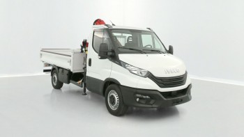 IVECO Daily Fg VUL Daily III 35S14H 3750 2.3 136ch Benne Alu JPM + Grue PK 3400 neuve 200km révisée disponible à 